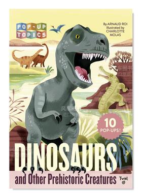 【现货】【立体书】恐龙和其他史前生物 【Pop-Up Topics】Dinosaurs and Other Prehistoric Creatures 英文原版进口外版图书
