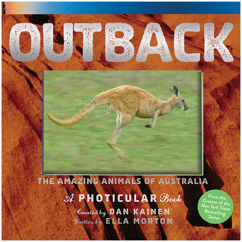 【现货】outback 澳大利亚的神奇动物 3d趣味动态书 英文原版儿童互动