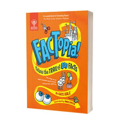 【现货】追寻400个事实的足迹 [大英百科全书］ FACTopia 英文原版儿童绘本3-6岁进口英语启蒙读物知识百科书籍 Kate Hale