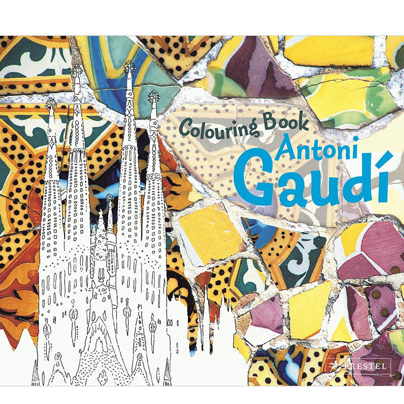 【预售】安东尼&middot;高迪涂色书 Colouring Book Antoni Gaudi 英文原版儿童建筑启蒙绘本6-9岁英语填色书 建筑大师