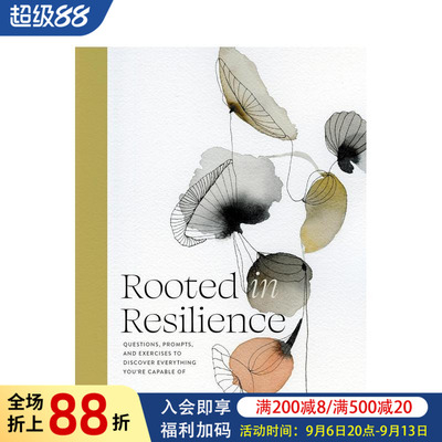【预售】根植于韧性：引导日记本 Rooted in Resilience 原版英文心灵励志