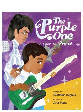 【现货】紫色：普林斯的故事 The Purple One?:?A Story of Prince 王子 原版英文儿童绘本