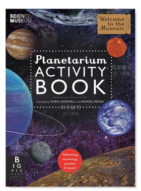 【现货】欢迎来到博物馆系列天文馆活动手册 Planetarium Activity Book 英文原版太空宇宙知识青少年英语课外阅读自然百科普图书