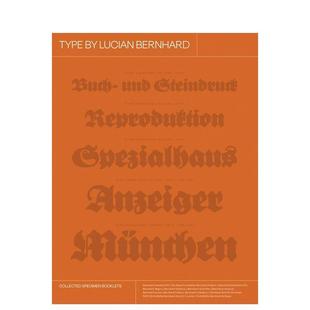 Type Lucian 原版 字体档案：卢锡安·伯恩哈塔 Bernhard 英文字体图案标志设计图书 预售