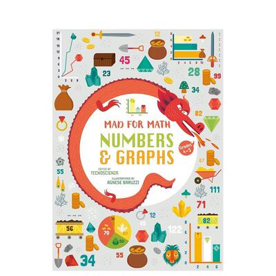 【预售】【疯狂数学】数字与图表 【Mad for Math】Numbers and Graphs 原版英文儿童绘本图书书籍