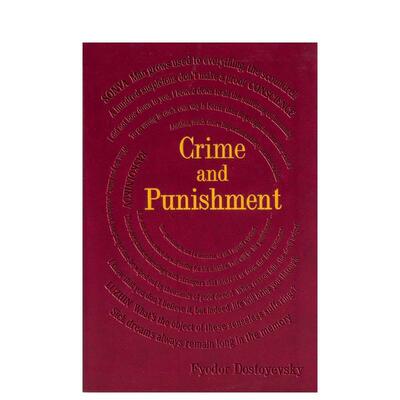 【预售】【字云经典】罪与罚 【Word Cloud Classics】Crime and Punishment 原版英文文学 特殊书口 压纹封面图书书籍