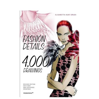 【预售】时装细节：4000个绘图 Fashion Details: 4000 Drawings 原版英文服装设计图书