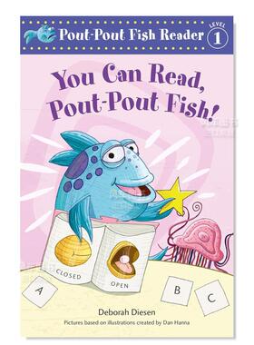 【预售】【噘嘴鱼一级阅读】你可以读 【Pout-Pout Fish!】You Can Read英文儿童分阶阅读原版图书外版进口书籍Deborah Diesen, D