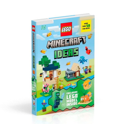【现货】【LEGO Ideas系列】DK乐高我的世界创意宝典 LEGO Minecraft Ideas 英文原版儿童绘本手工活动图书6-9岁模型 50种搭建创意