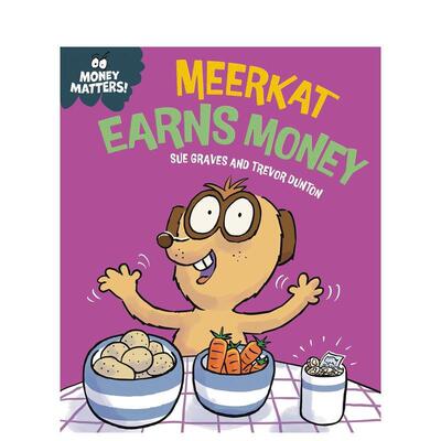 【预售】金钱小课堂：猫鼬赚钱（精装） Money Matters: Meerkat Earns Money 原版英文儿童绘本图书书籍