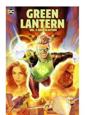 【预售】DC漫画 绿灯侠 卷1 Green Lantern Vol. 1: Back in Action 英文漫画书原版进口图书平装美漫书籍 Adams, Jeremy