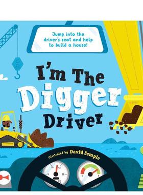 【预售】我是挖掘机驾驶员 I’m the Digger Driver 原版英文儿童绘本图书
