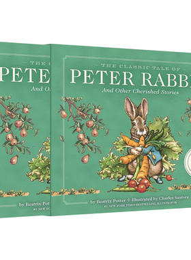 【现货】彼得兔故事绘本礼品套装 The Peter Rabbit Plush Gift Set 儿童英语启蒙认知图集英文原版进口 Beatrix Potter 图书书籍