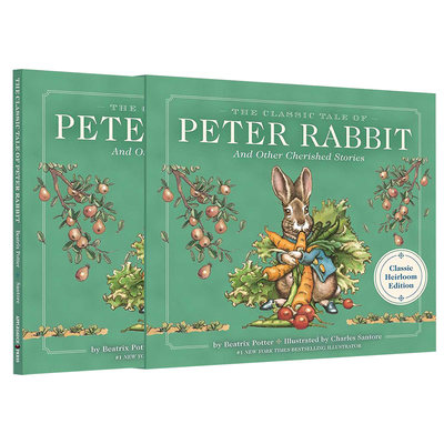 【现货】彼得兔故事绘本礼品套装 The Peter Rabbit Plush Gift Set 儿童英语启蒙认知图集英文原版进口 Beatrix Potter 图书书籍