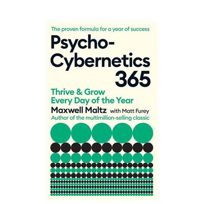 【现货】心理控制术365 Maxwell Maltz每日智慧之书 Psycho-Cybernetics 365原版英文心灵励志self help自助指南经典著作图书