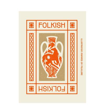 【现货】民风绘卷：民俗传说启发的插画艺术 Folkish : Illustrations Inspired by Folklore 原版英文插画原画设定集 进口图书