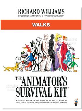 【现货】动画师的生存工具包：步行 The Animator’s Survival Kit: Walks 英文原版进口艺术图书籍