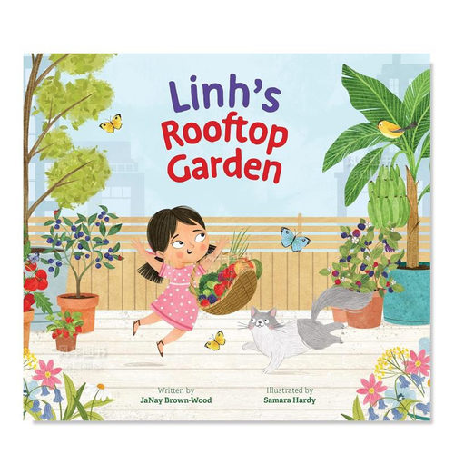 Linh的屋顶花园英文儿童绘本虚
