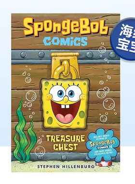 【现货】海绵宝宝漫画4:宝箱 SpongeBob Comics: Treasure Chest 英文原版漫画书儿童漫画故事书动画 派大星章鱼哥珊迪蟹老板