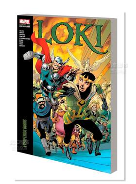 【现货】漫威漫画 洛基现代史诗系列:一切都在燃烧 Loki Modern Era Epic Collection:Everything Burns 英文漫画书原版美漫书籍