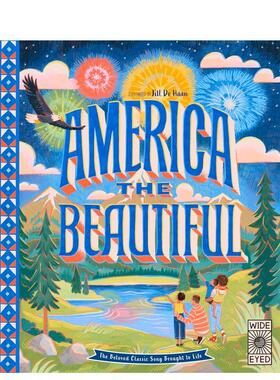 【预售】美丽的美国 【Americana】America The Beautiful 原版英文儿童绘本图书