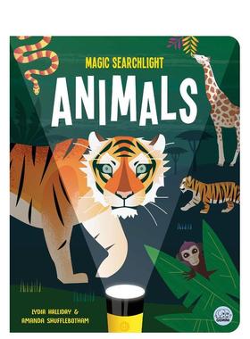 【预售】【魔法探照灯】动物 Magic Searchlight - Animals 原版英文儿童绘本 进口图书