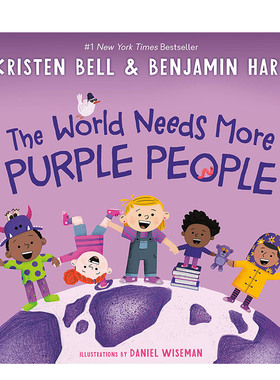 【预售】世界需要更多紫色的人World Needs More Purple People英文儿童绘本原版进口图书书籍