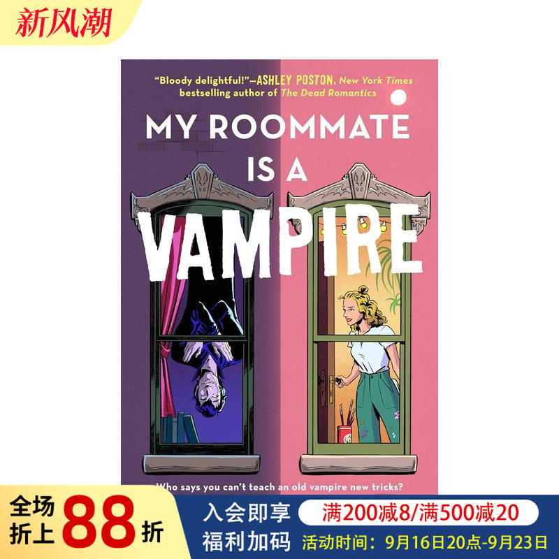 【现货】我的室友是吸血鬼 My Roommate Is a Vampire 原版英文文学小说