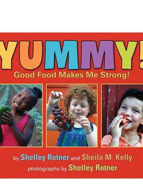 【现货】美味：美食让我变得强大 Yummy:Good Food Makes Me Strong 原版英文儿童绘本图书