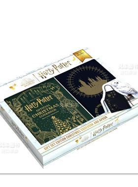 【预售】哈利波特：圣诞官方食谱礼盒装(赠围裙) Harry Potter: Gift Set Edition Christmas Cookbook and Apron 英文餐饮原版图