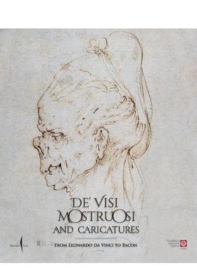 【预售】可怕的面孔：从达芬奇到培根的漫画 De’visi mostruosi: Caricatures from Leonardo ... 英文艺术画册画集图书