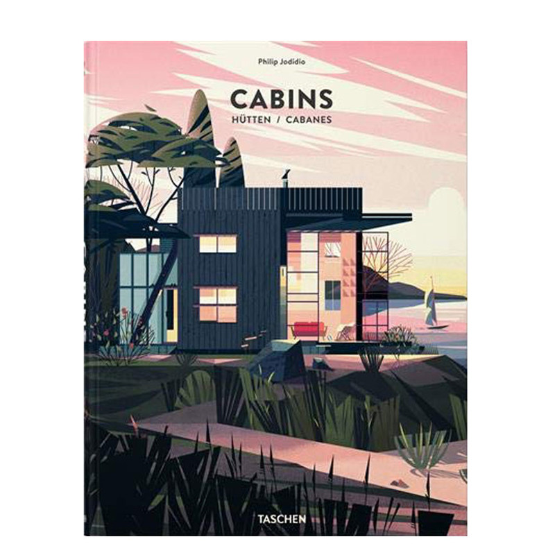 【现货】cabins小木屋 房屋住房建筑设计作品进口原版图书taschen书籍