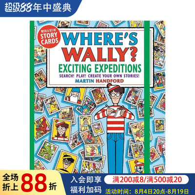 【现货】【沃利在哪里】令人激动的探险 Where’s Wally? Exciting Expeditions 原版英文儿童绘本图书书籍