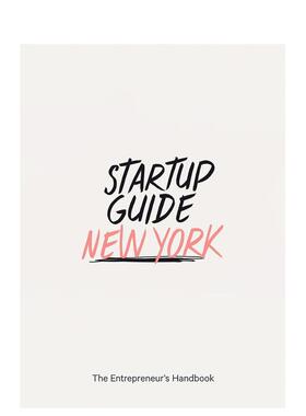 【现货】【创业指南】纽约 【Startup Guide】 New York 原版英文商业行销图书