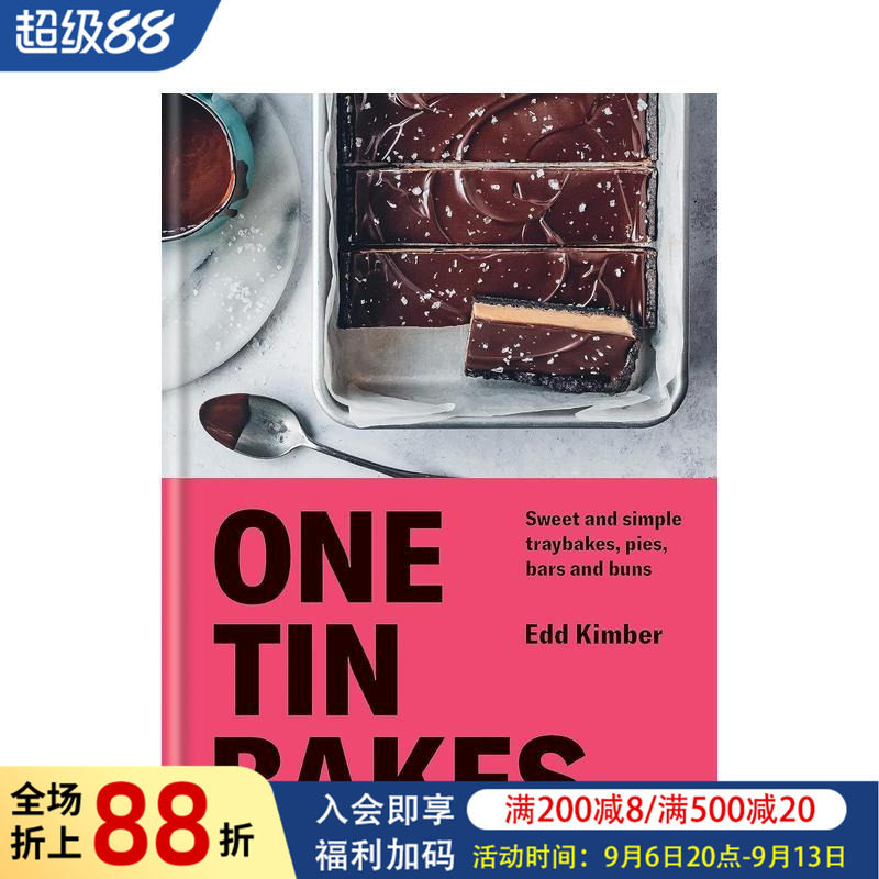【预售】一罐烤饼:甜而简单的托盘烤饼、馅饼、饼干棒和小面包 复增 One Tin Bakes: Sweet and simple  原版英文餐饮生活美食图书图片