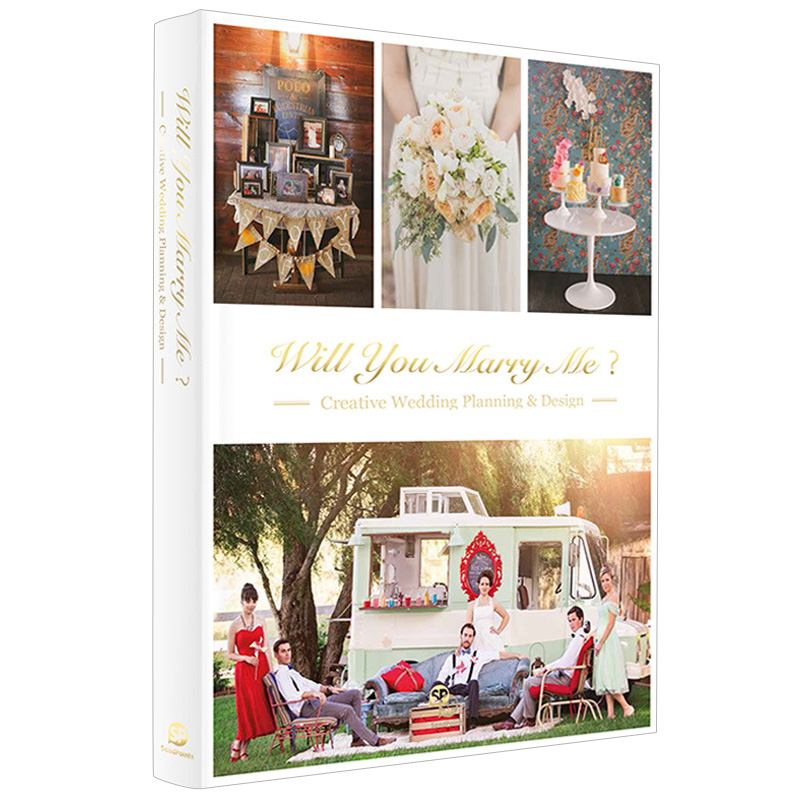 【现货】创意婚庆策划与设计 Will you marry me? 婚前21天 吴尊推荐 婚礼现场布置 花艺与软装设计 英文原版进口图书书籍