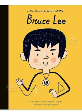 【预售】小人物大梦想系列李小龙 英文原版儿童人物传记绘本 Bruce Lee(Little People, BIG DREAMS,29) 励志故事 3-6岁