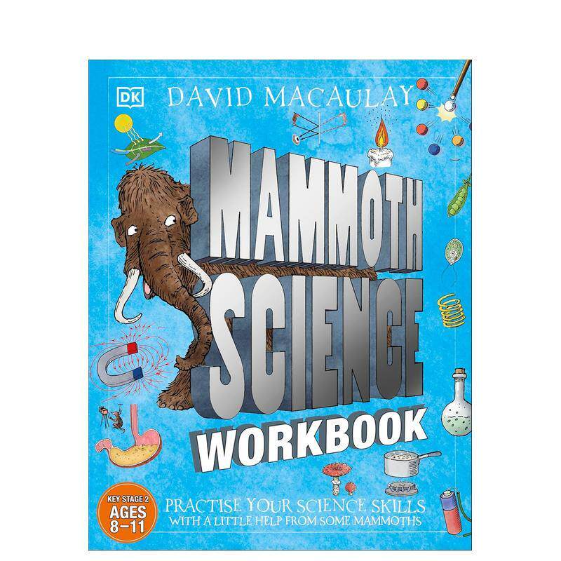 【预售】猛犸科学练习册 Mammoth Science Workbook 原版英文儿童绘本图书