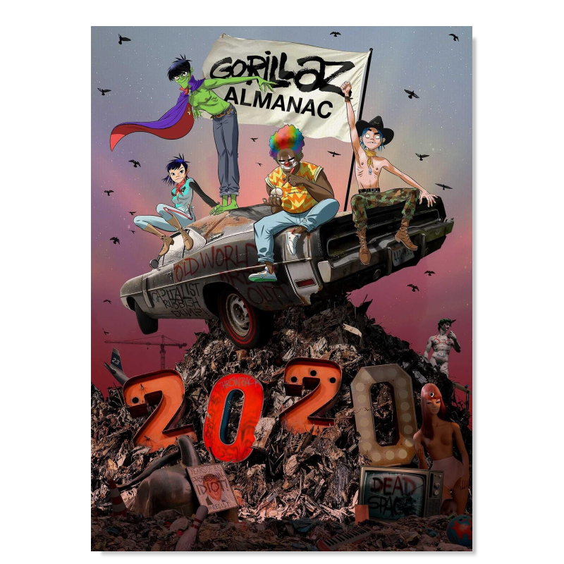 【预售】漫画 街头霸王年鉴 Gorillaz Almanac 英国虚拟乐队 街头顽童 英文漫画书原版进口图书 精装