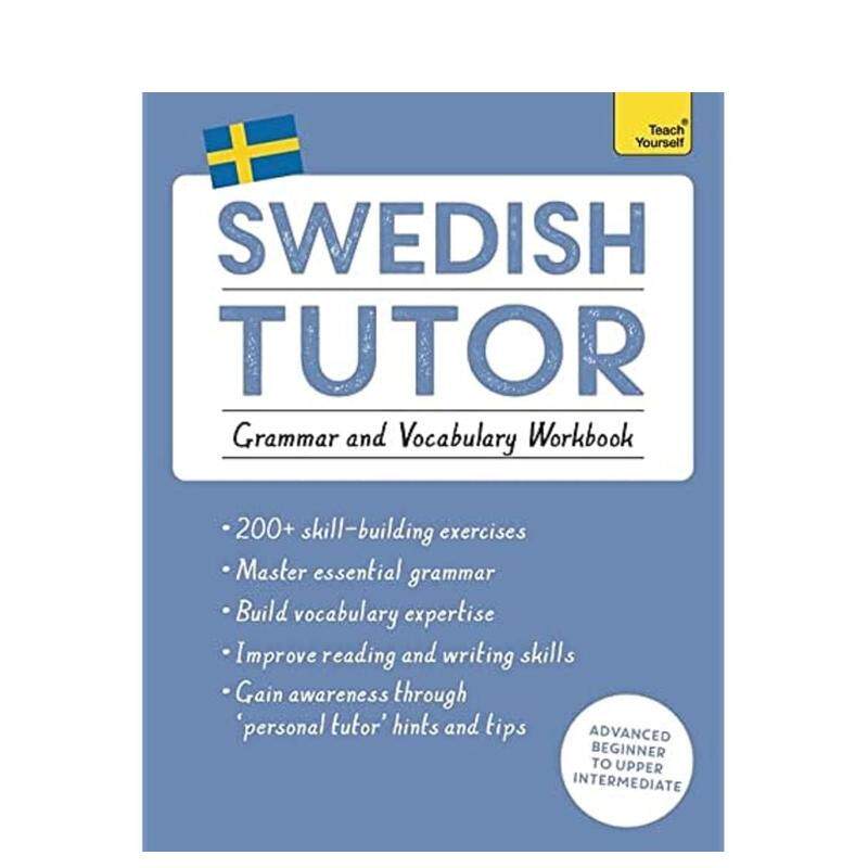 【预售】【语言自学练习册】瑞典语：语法与词汇 Swedish Tutor: Grammar and Vocabulary Workbook 原版英文语言学习