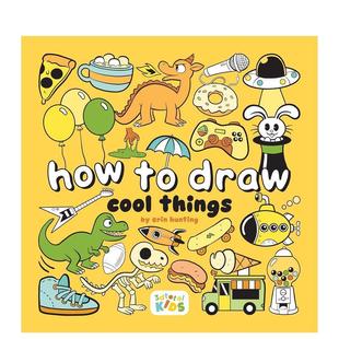 Draw 英文艺术画册画集图书 如何画很酷 原版 Things Cool How 东西 预售