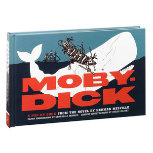 Dick 白鲸精选语录 儿童立体书绘本 预售 进口图书书籍 英文原版 Moby Melville作品 赫尔曼·梅尔维尔Herman