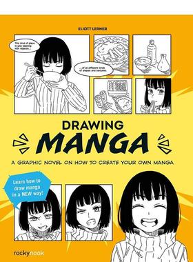 【预售】绘制漫画 Drawing Manga 原版英文艺术画册画集图书