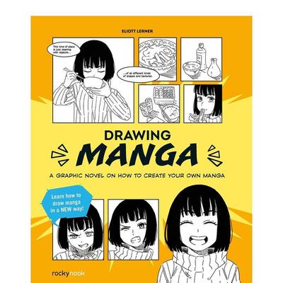 【预售】绘制漫画 Drawing Manga 原版英文艺术画册画集图书