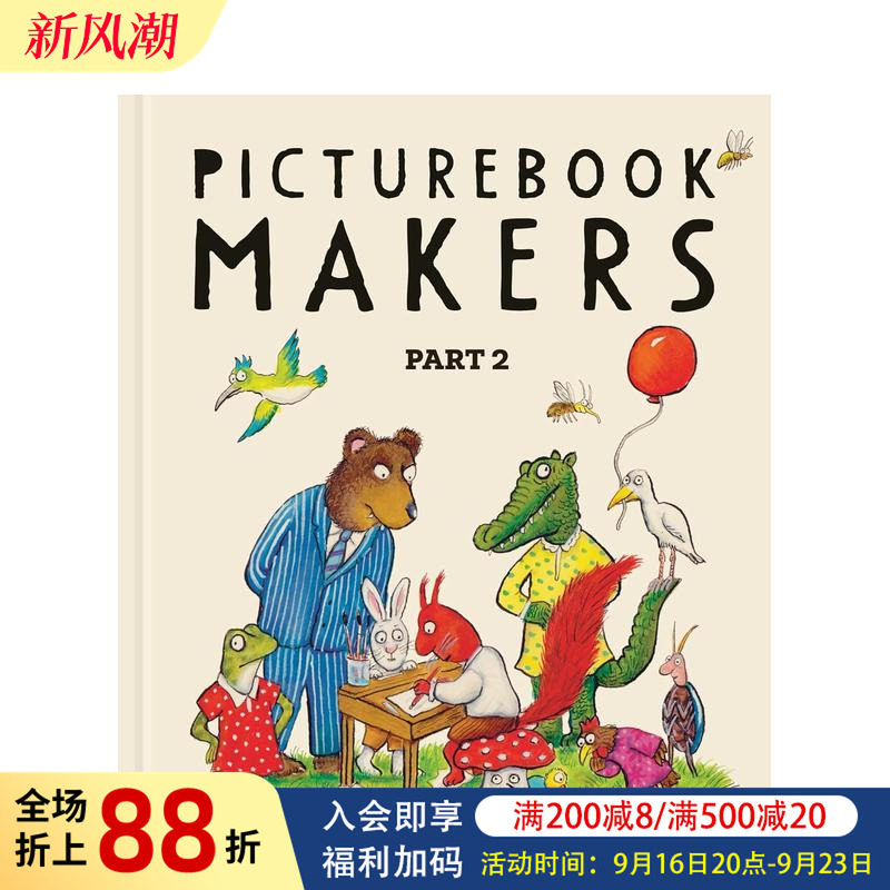【预售】绘本创作者：图画书创作谈 2 Picturebook Makers 原版英文艺术插画原画设定集 绘本大师 Sydney Smith										