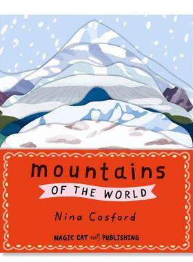 【现货】世界山脉：寻找非凡生物  超过20个翻页 【Living Planet Panoramas】Mountains of the World 原版英文儿童绘本图书书籍