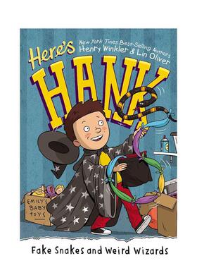 【预售】这是汉克 4 HERE’s HANK 4 原版英文儿童章节书图书