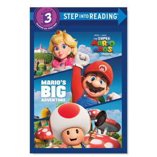 【现货】马里奥的大冒险 Mario's Big Adventure 英文原版儿童英语绘本 超级马里奥兄弟 美国兰登经典分级读物 蓝思阅读分级560L