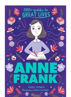 【现货】【小指南大人物】安妮弗兰克 【Little Guides to Great Lives】anne Frank 原版英文青少年读物图书