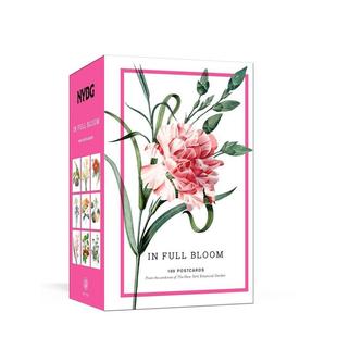 预售 Botanical Full 原版 New Postcards 纽约植物园：繁花盛开明信片集 明信片图书书籍 York Bloom Garden